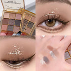 DIKALU Sunset Glow Nine-Color Eyeshadow Palette